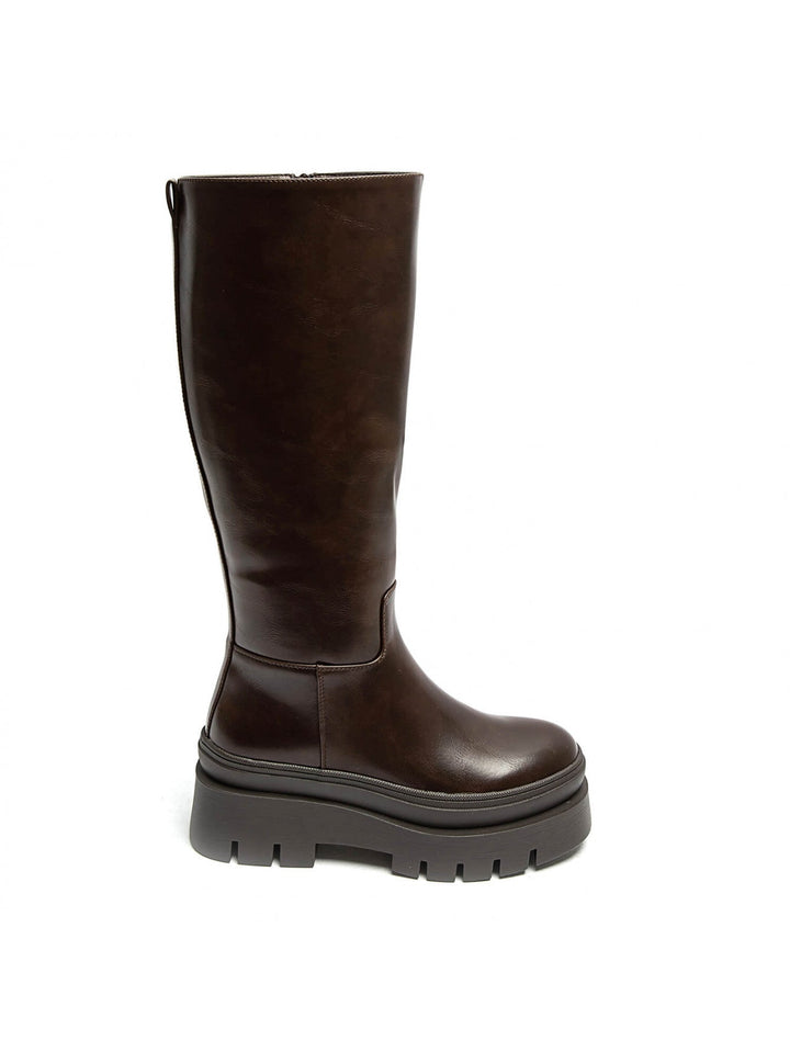 Iria Brown High Boots