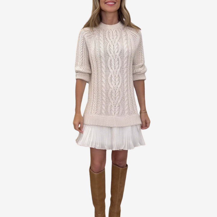 Gaëlle 2-in-1 Knit Dress | The Perfect Preppy Look for Fall