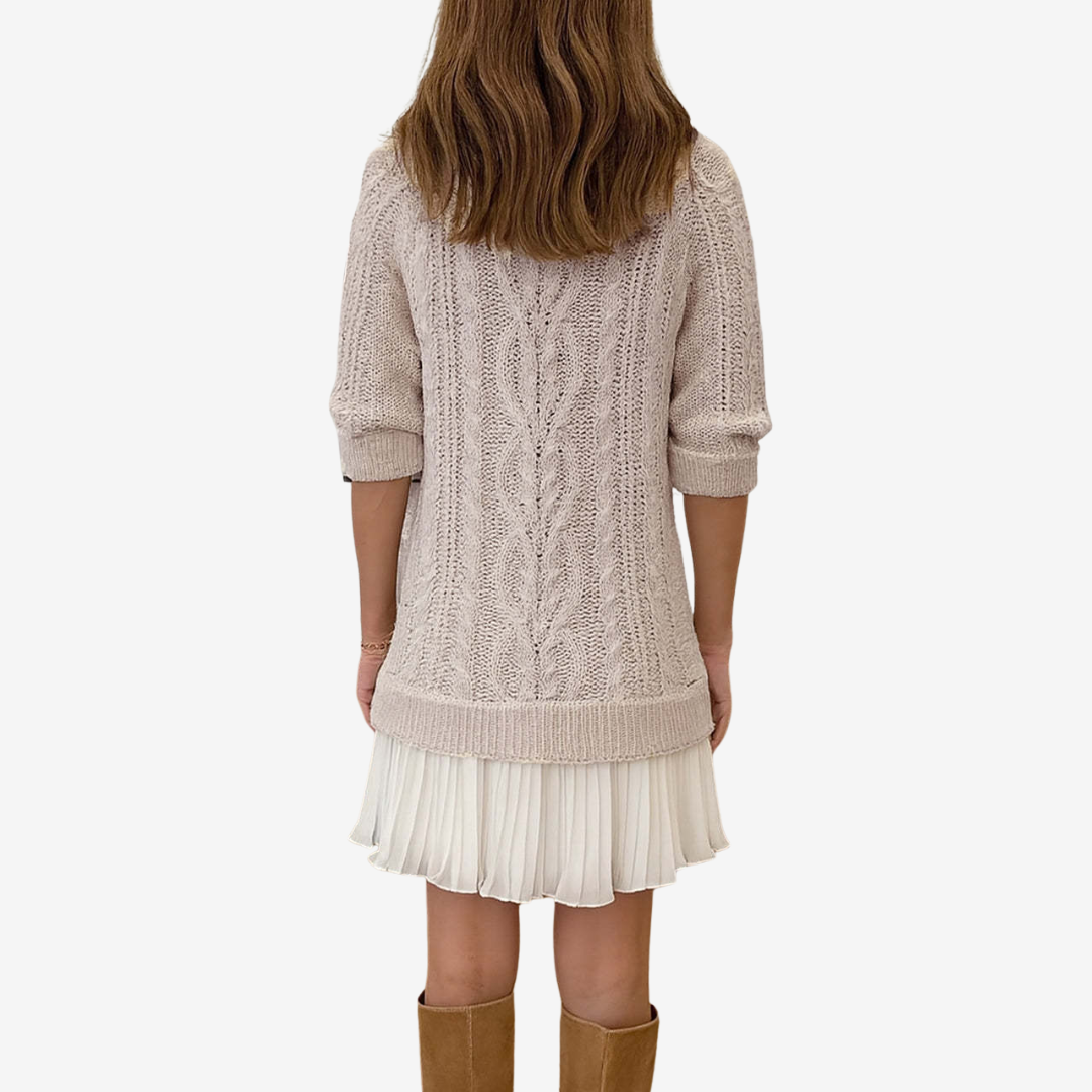 Gaëlle 2-in-1 Knit Dress | The Perfect Preppy Look for Fall