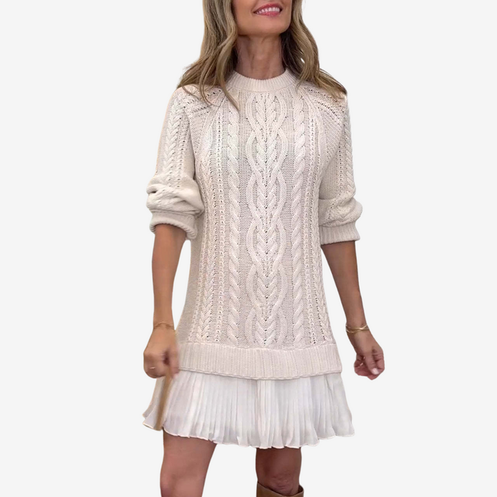 Gaëlle 2-in-1 Knit Dress | The Perfect Preppy Look for Fall
