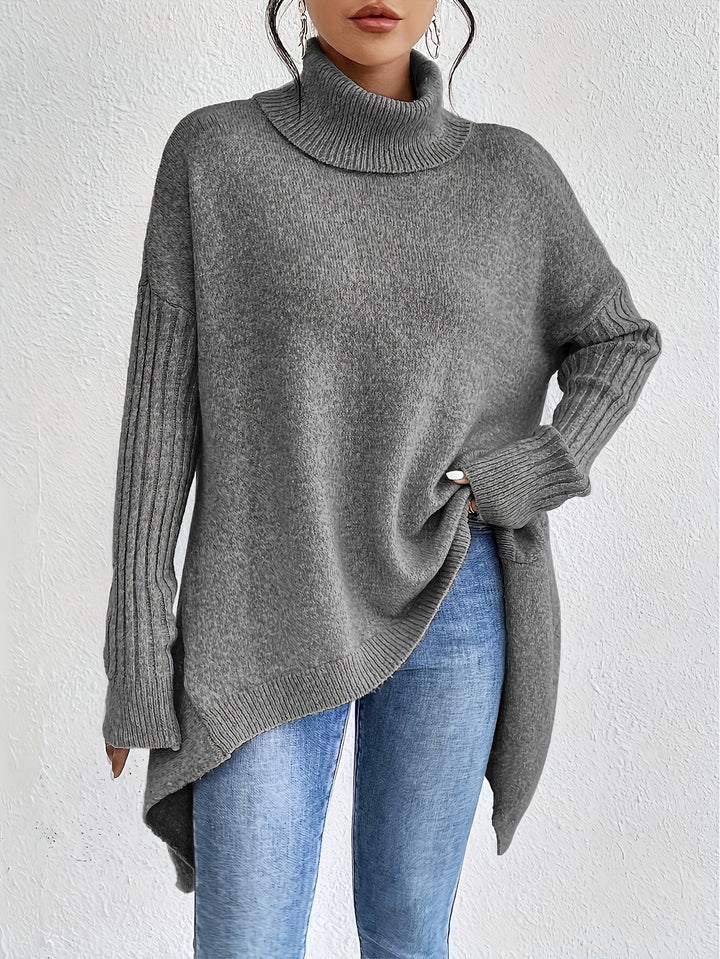 Laila | Oversized Polo Turtleneck