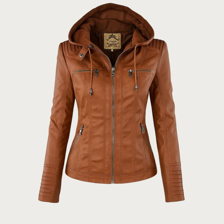 Monica | Elegant Leather Jacket
