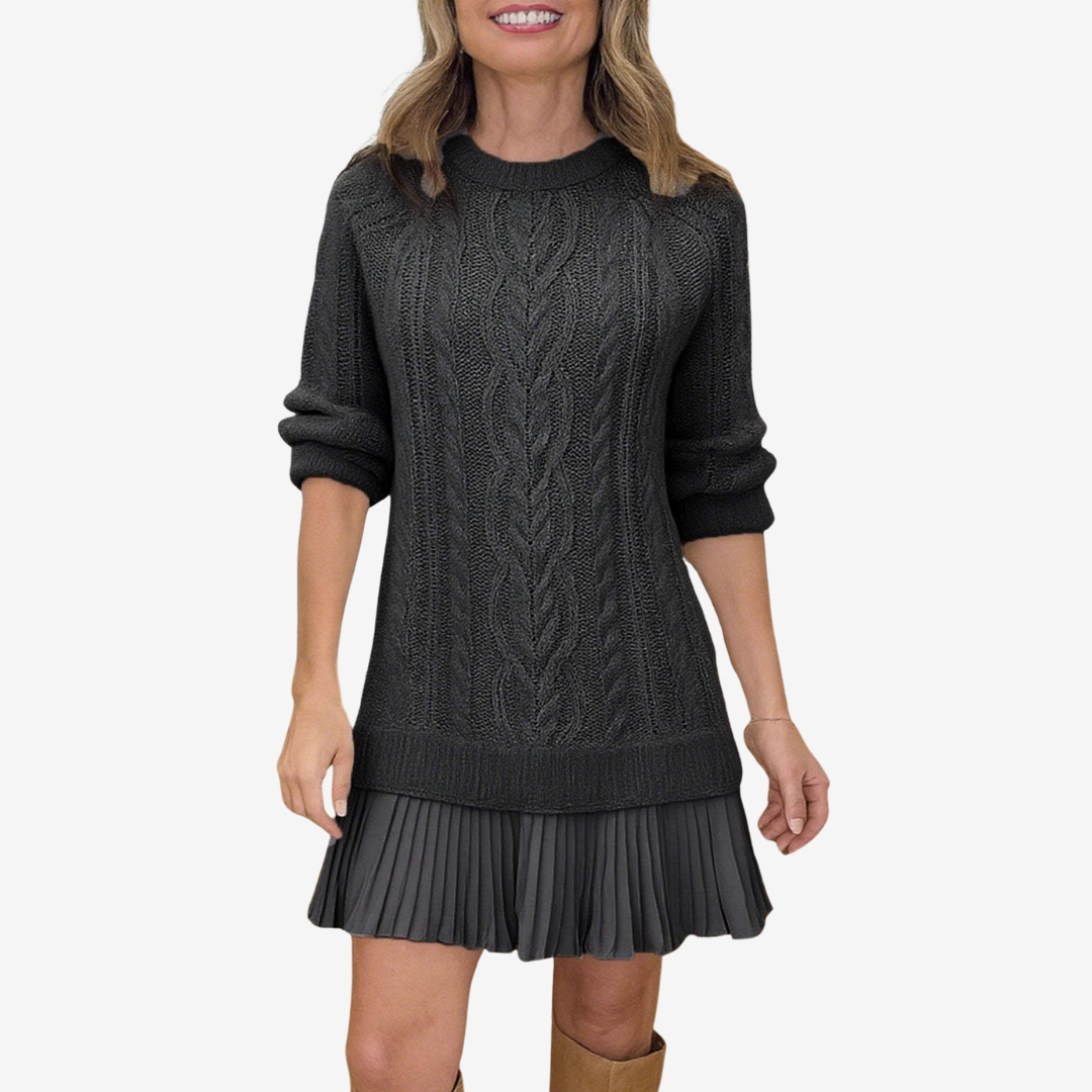 Gaëlle 2-in-1 Knit Dress | The Perfect Preppy Look for Fall