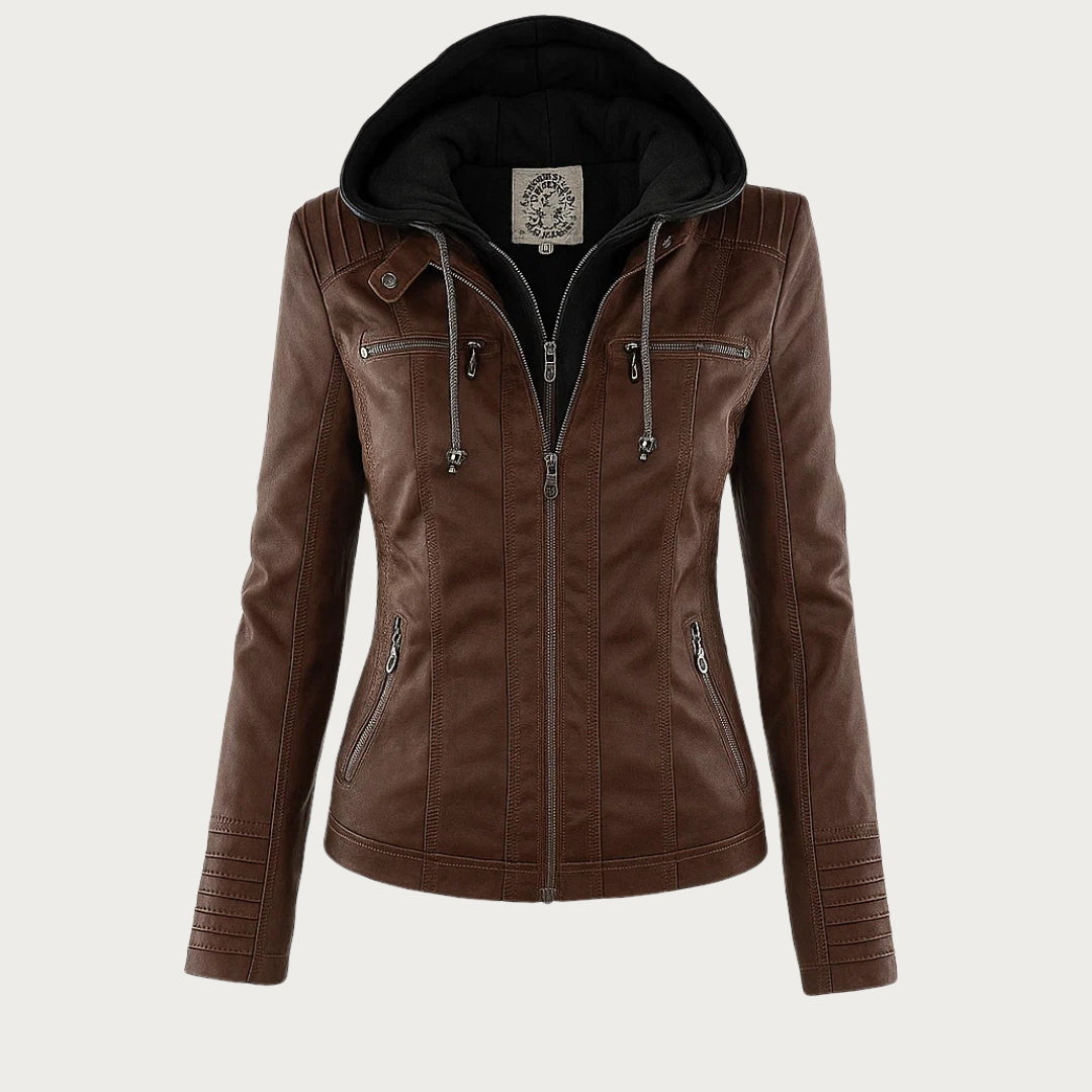 Monica | Elegant Leather Jacket