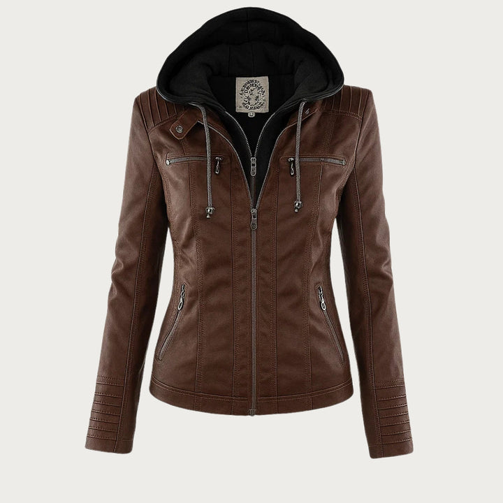 Monica | Elegant Leather Jacket