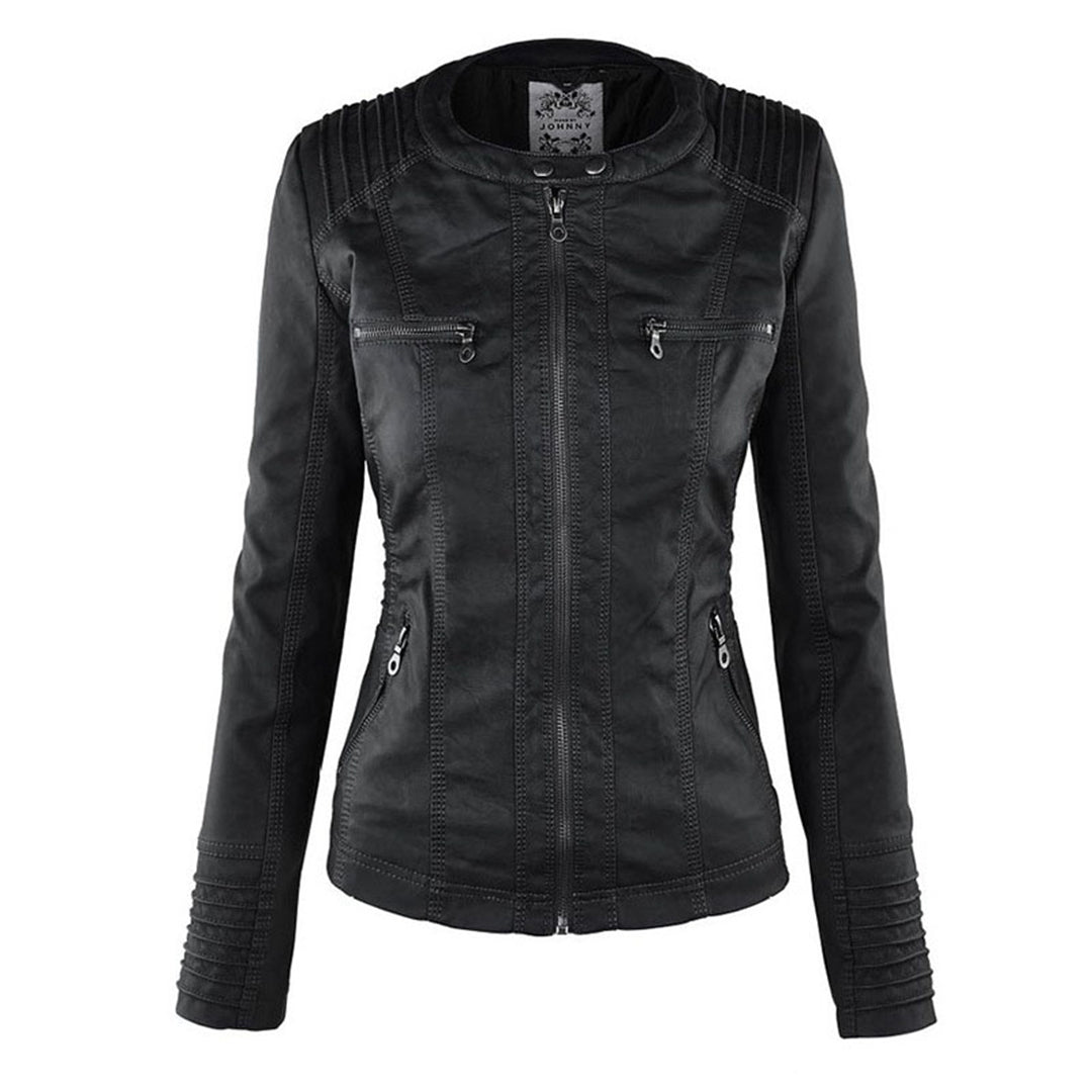 Monica | Elegant Leather Jacket
