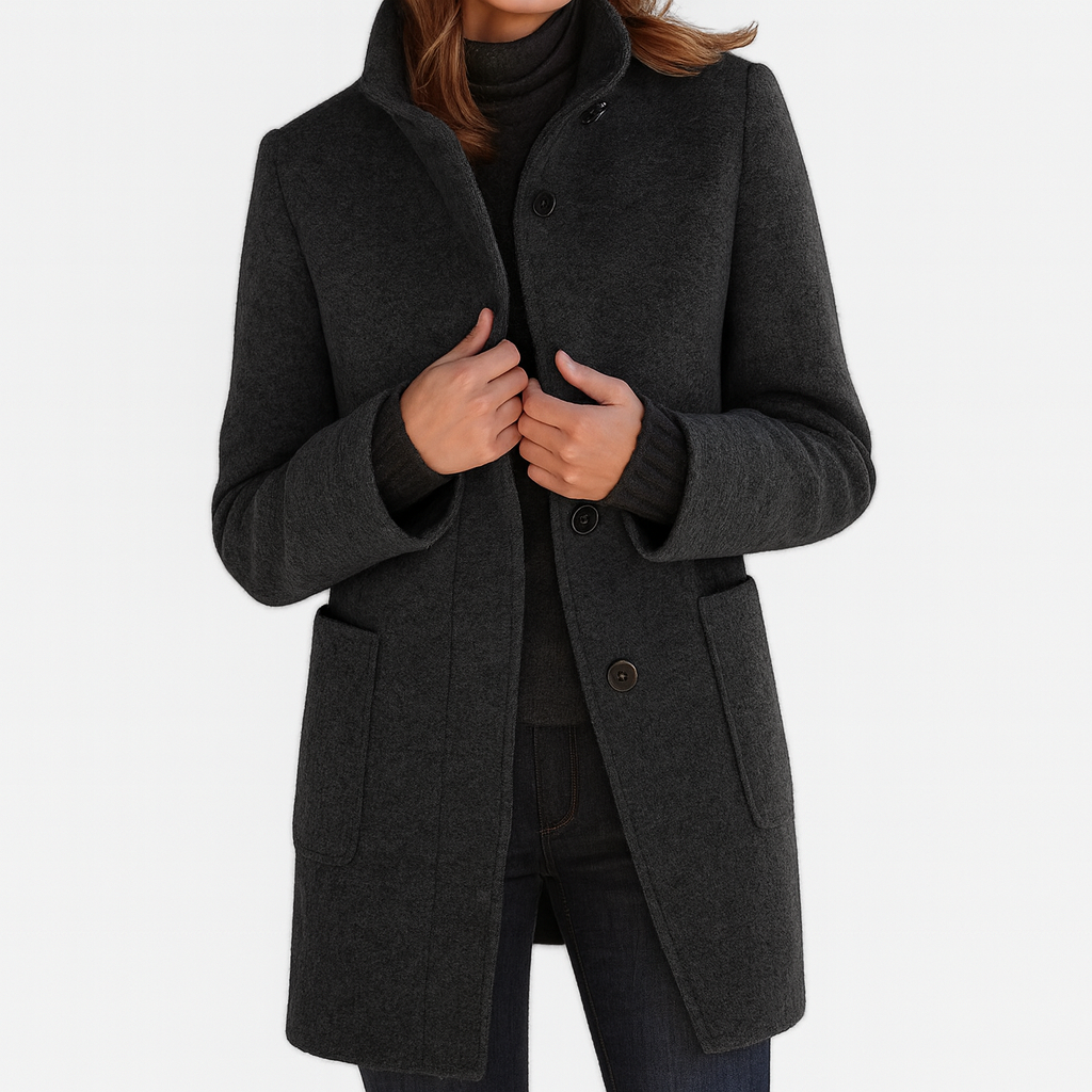Camille™| Women's High Collar Coat