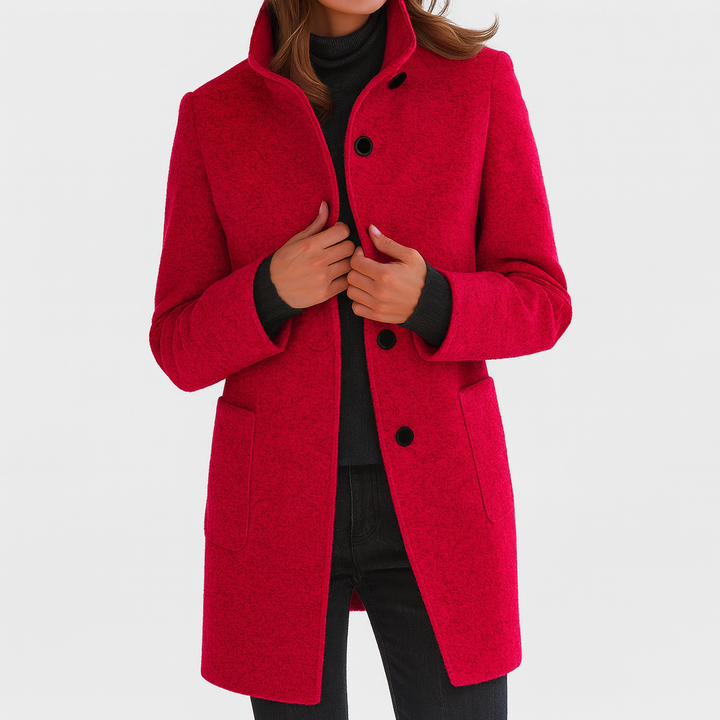 Camille™| Women's High Collar Coat