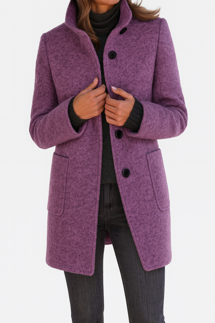 Camille™| Women's High Collar Coat