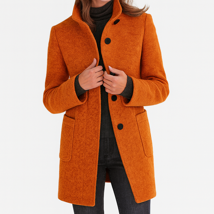 Camille™| Women's High Collar Coat