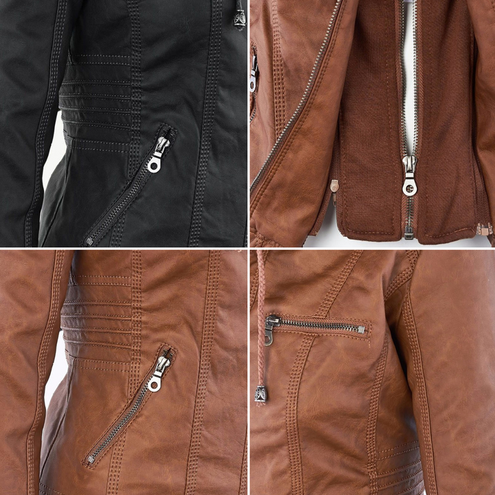 Monica | Elegant Leather Jacket