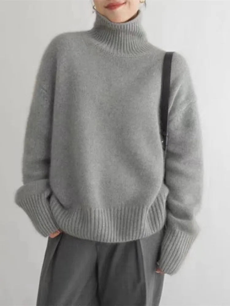 Isabella | Cashmere Turtleneck