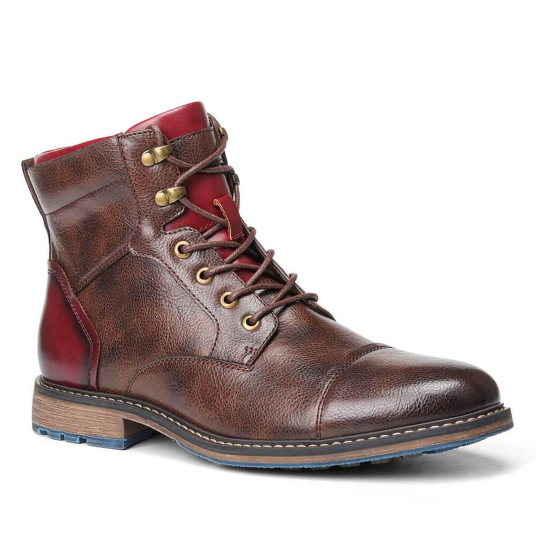 Connor | Premium Leather Oxford Boots