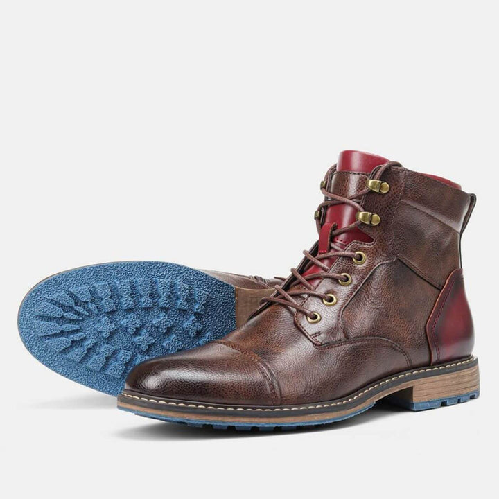 Connor | Premium Leather Oxford Boots