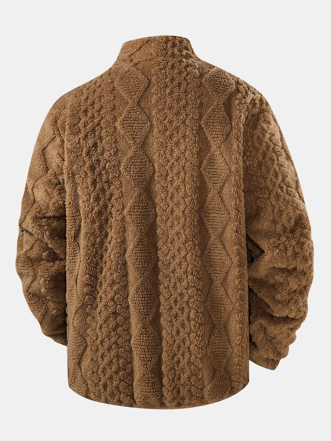 John | Geometric Jacquard Teddy Jacket