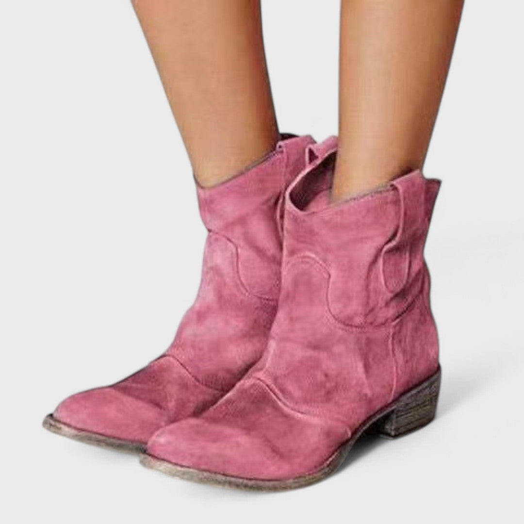 Carlotta | Elegant Western Ankle Boots