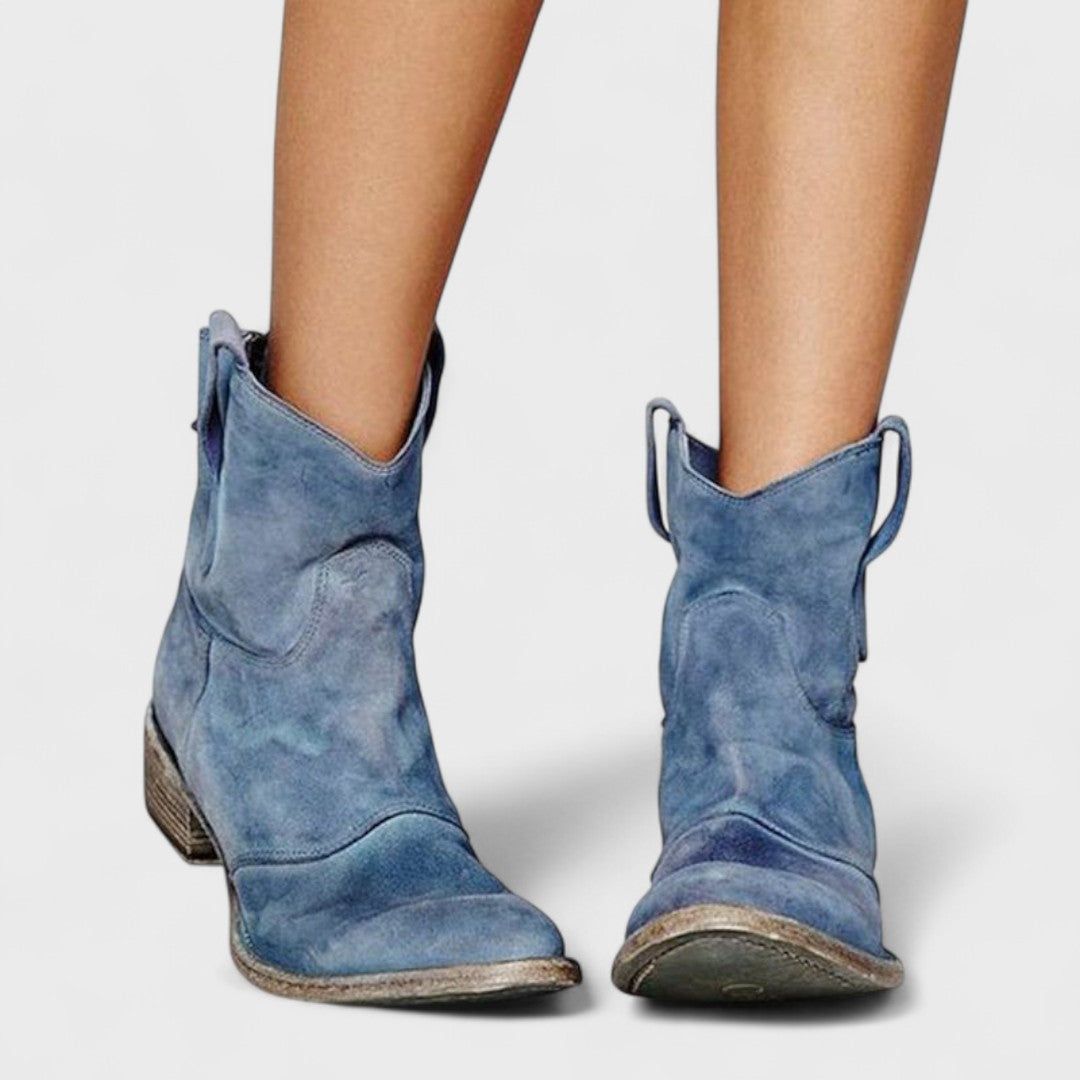 Carlotta | Elegant Western Ankle Boots