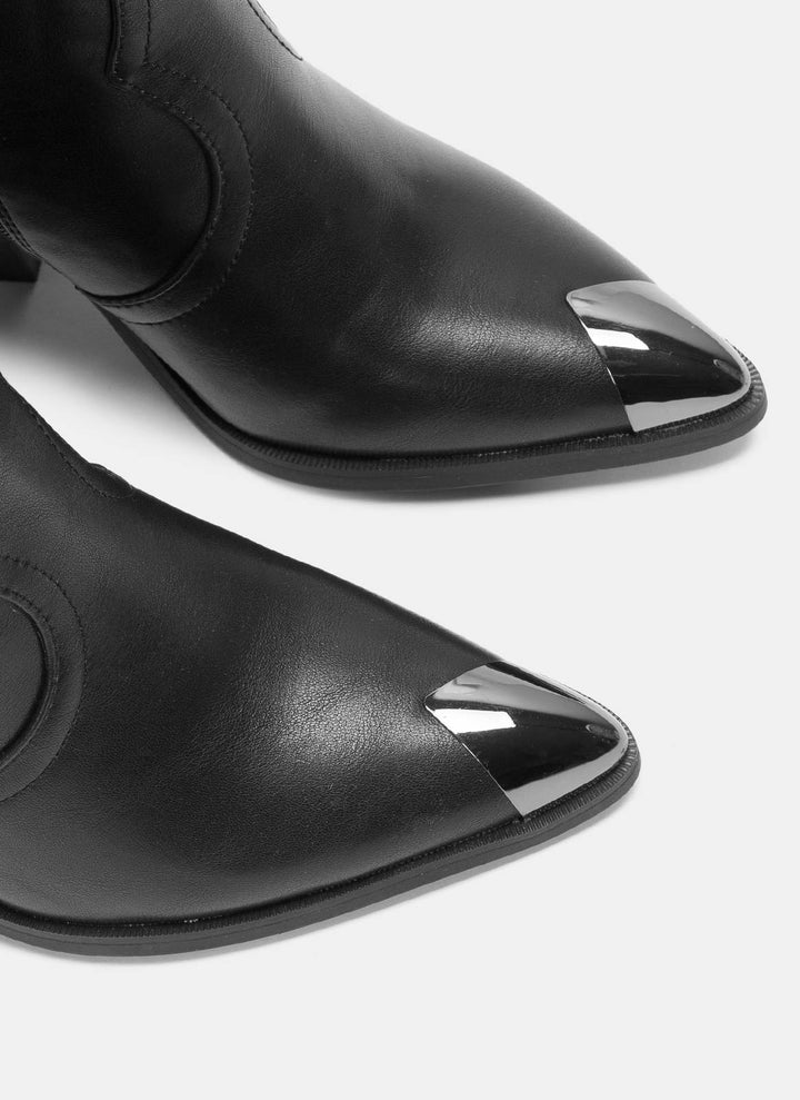 Roxy | Black High Boots