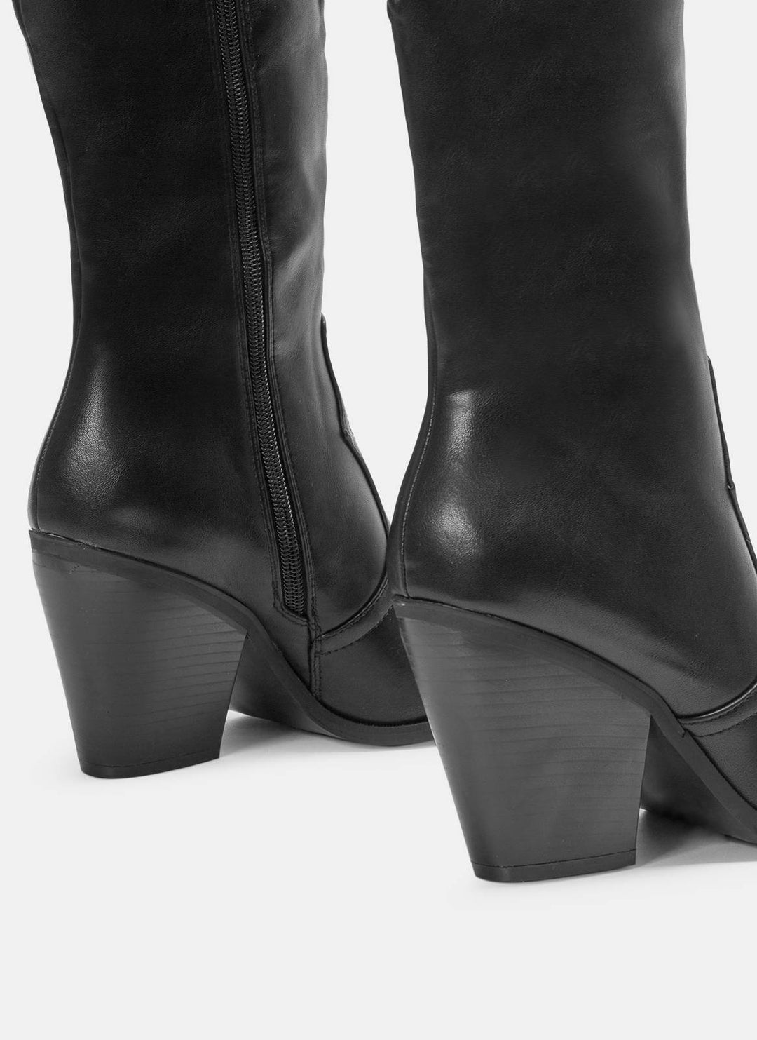 Roxy | Black High Boots