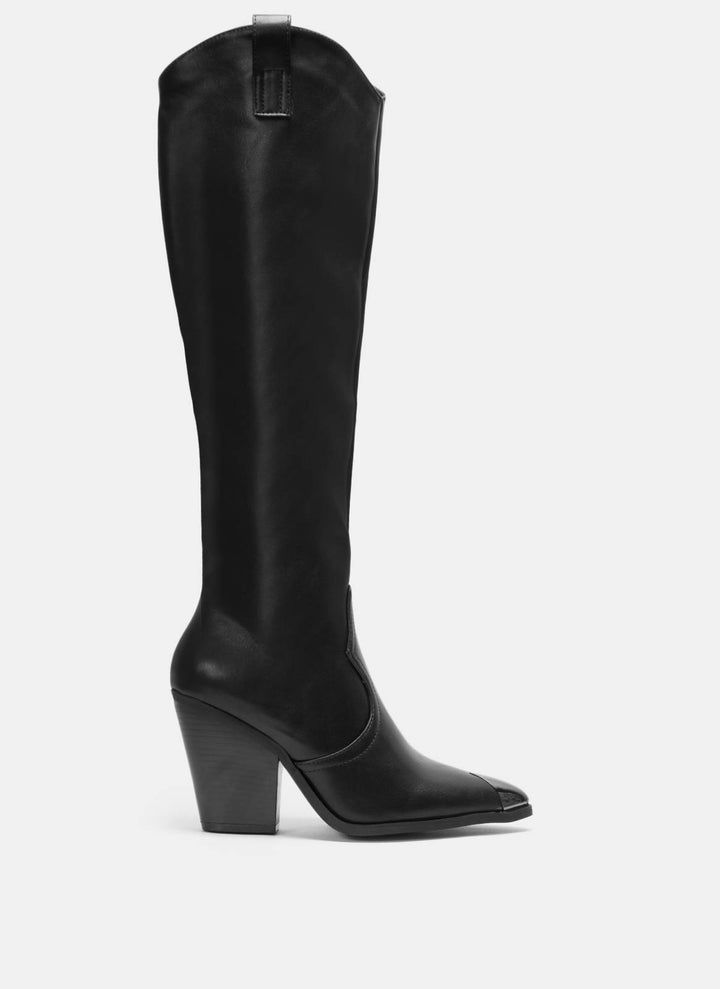 Roxy | Black High Boots