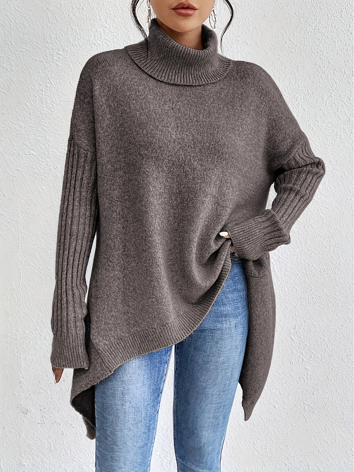 Laila | Oversized Polo Turtleneck
