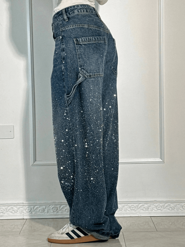 Julia | Carpenter Jeans with Glitter
