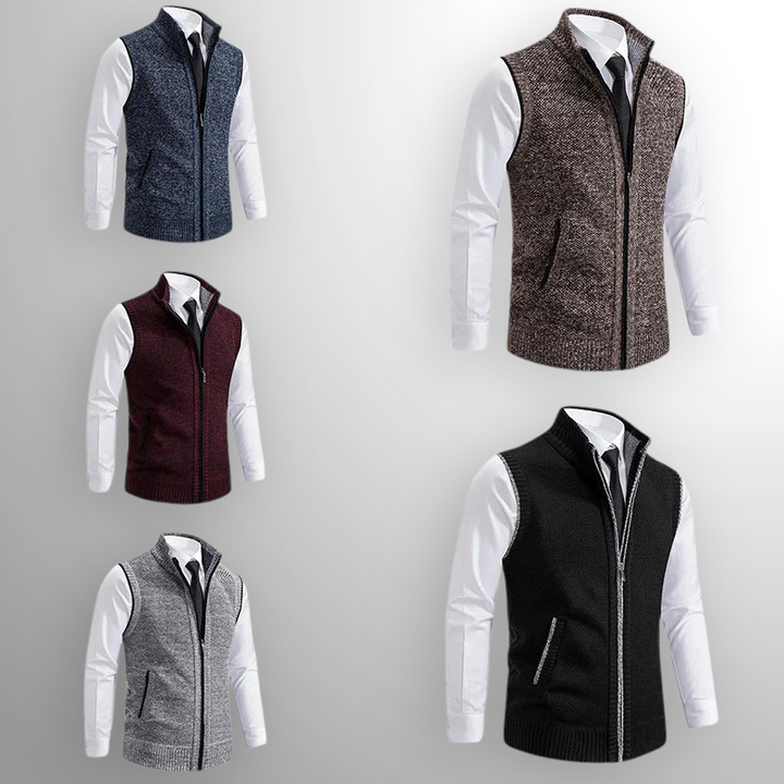 Harrison | Full-Zip Sweater Vest